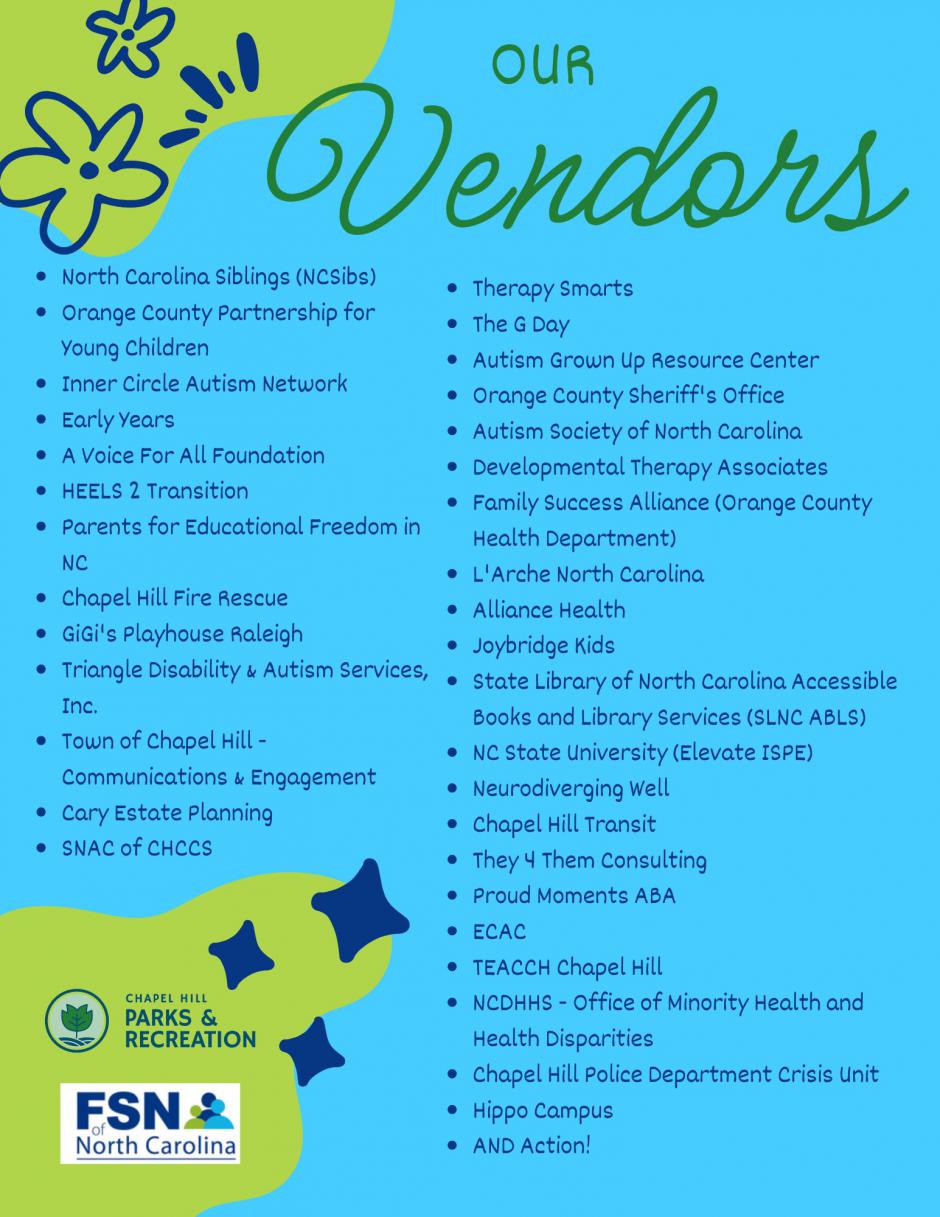 Resource Fair Vendors for 2026